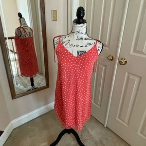 Andree by unit pink dress with white hearts